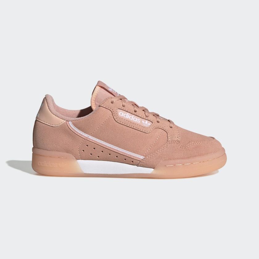 adidas continental 80 pink junior