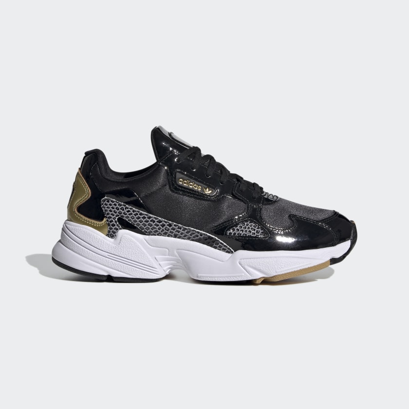 Adidas falcon black gold shop