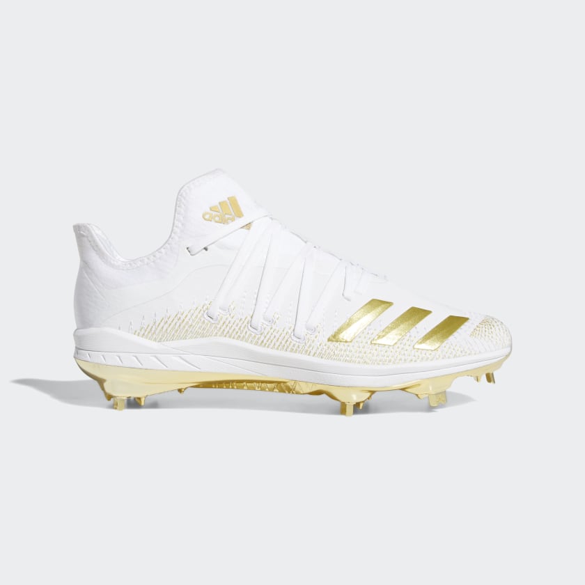 black and gold adidas baseball cleats