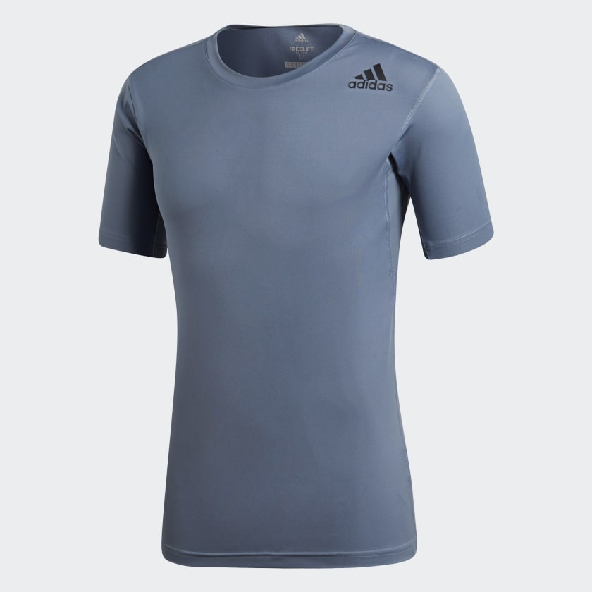 Adidas Vucuda Oturan Freelift Climalite Tisort Mavi Adidas Turkey