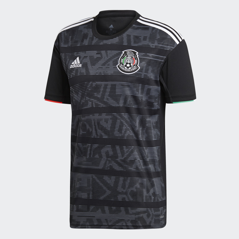Adidas Jersey Uniforme Titular Seleccion Nacional De Mexico Negro Adidas Mexico
