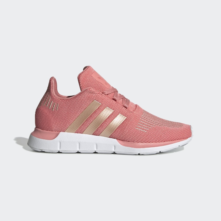 adidas swift run grey and rose gold