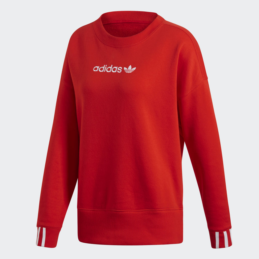 Adidas Coeeze Sweatshirt Red Adidas Turkey