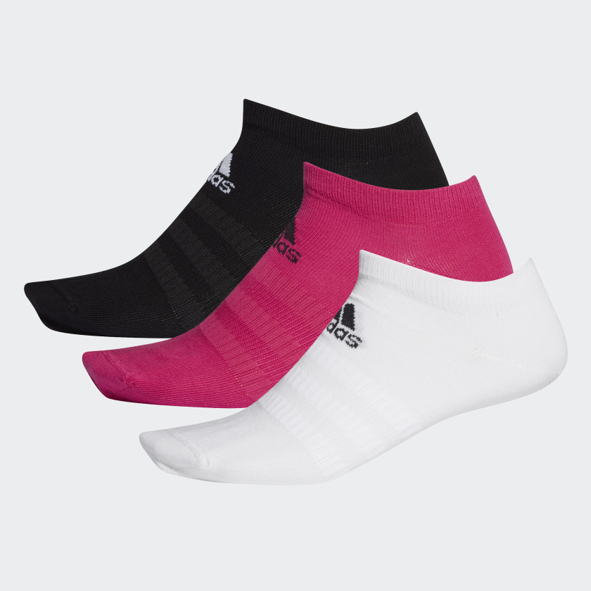 adidas Low-Cut Socks 3 Pairs - Burgundy | adidas UK
