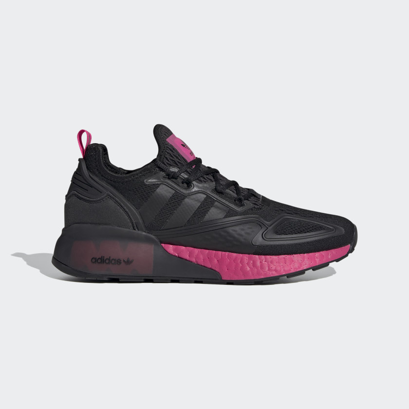 adidas boost pink and black