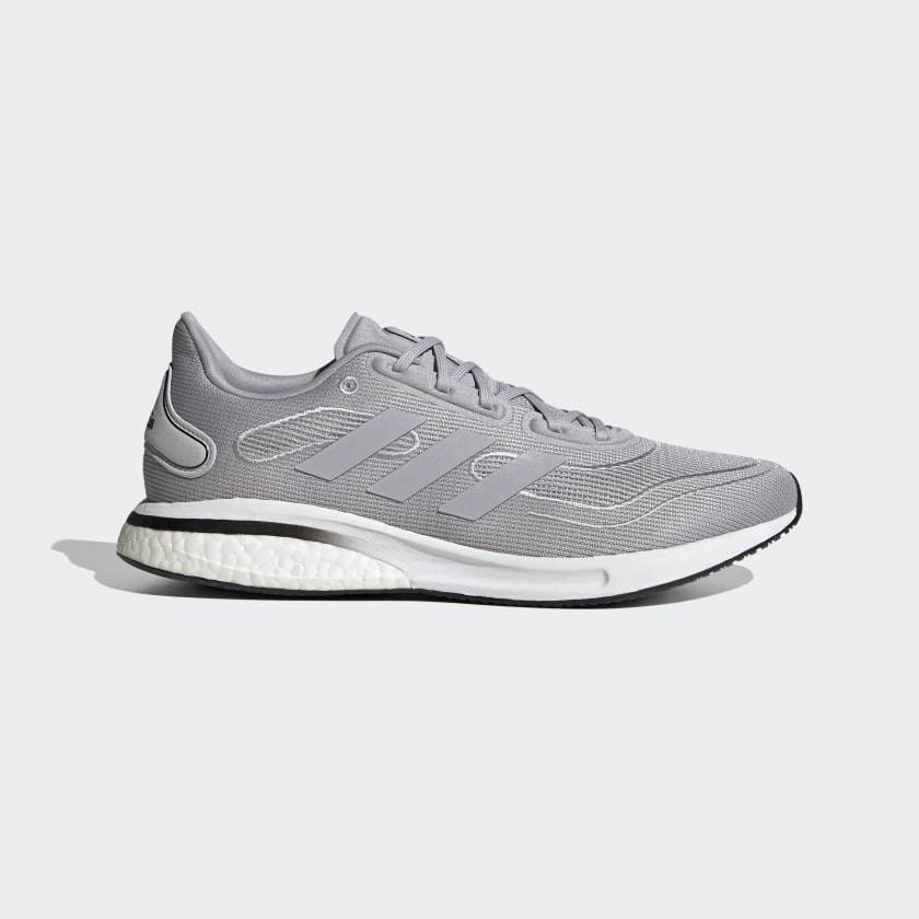 adidas running shoes grey