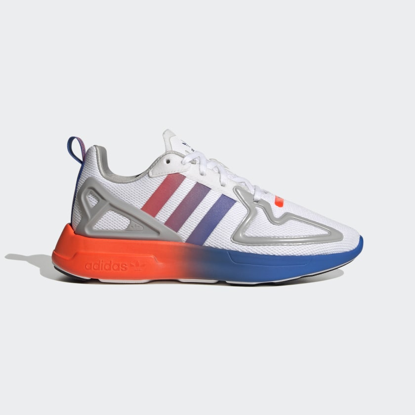 adidas ZX 2K Flux Shoes - White | adidas US