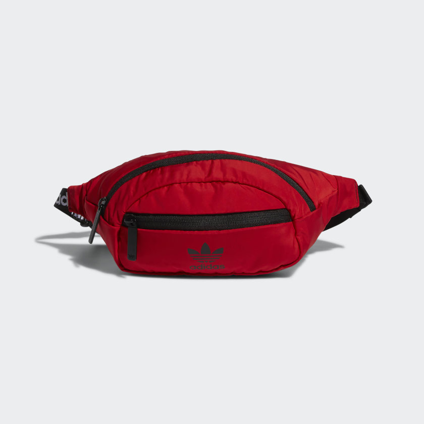 red and white adidas fanny pack