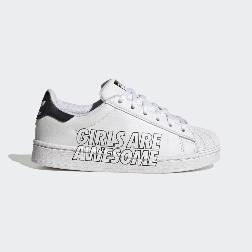 adidas superstar girl are awesome