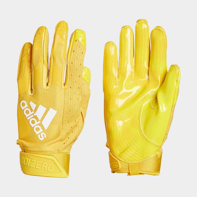 yellow football gloves nike