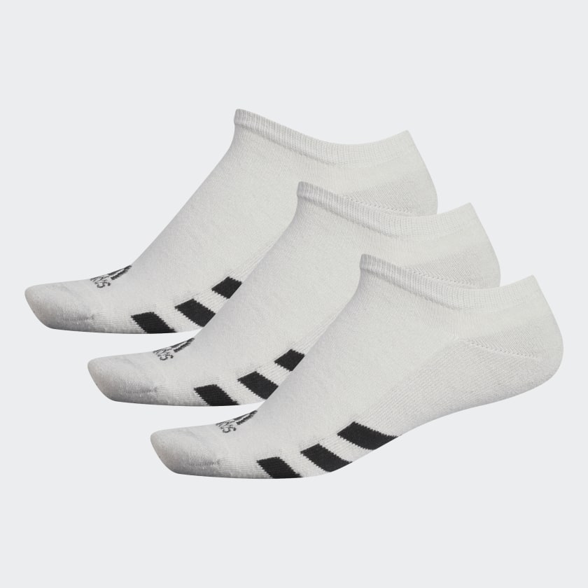 adidas No-Show Socks 3 Pairs - Grey | adidas UK