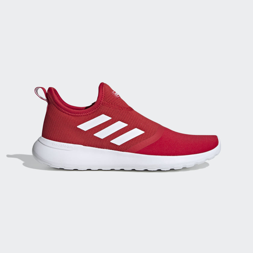 adidas red slip on shoes