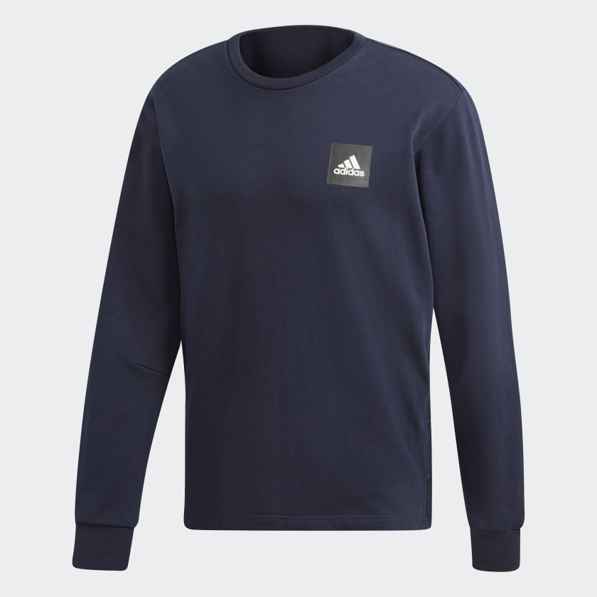 heavy terry crewneck sweatshirt