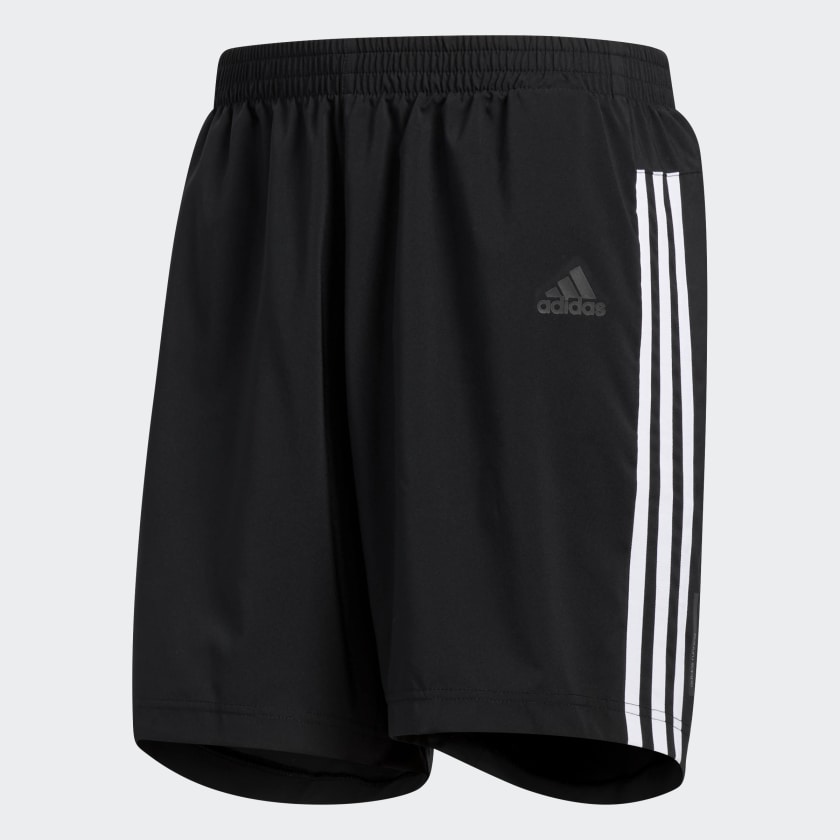 adidas Running 3-Stripes Shorts - Black | adidas US