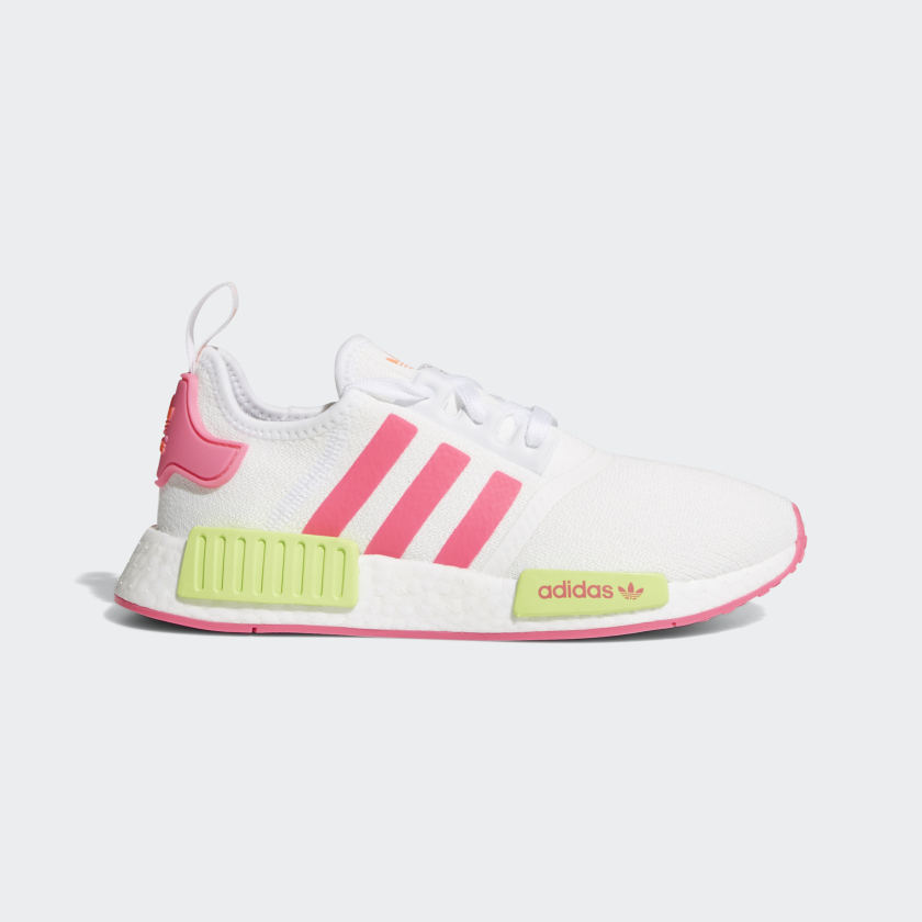 white and pink nmds women's
