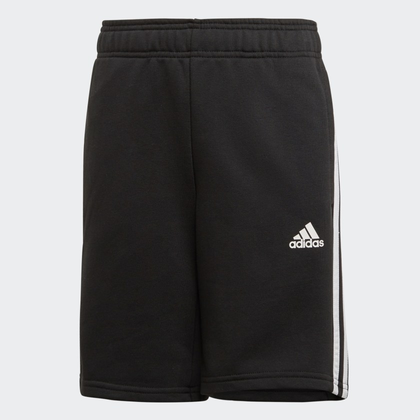 adidas Must Haves 3-Stripes Shorts - Black | adidas UK
