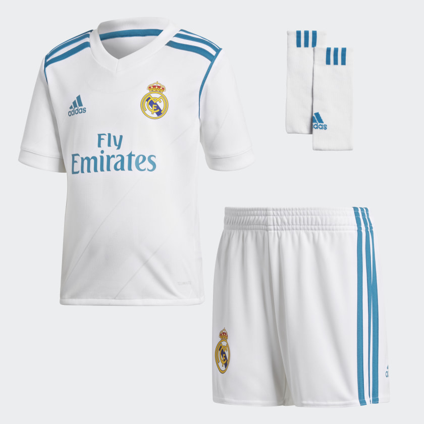 Mini Uniforme Local Real Madrid - Blanco adidas | adidas Peru