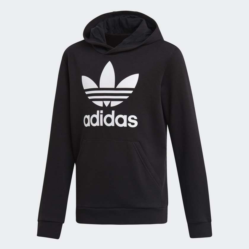 adidas originals off court trefoil hoodie