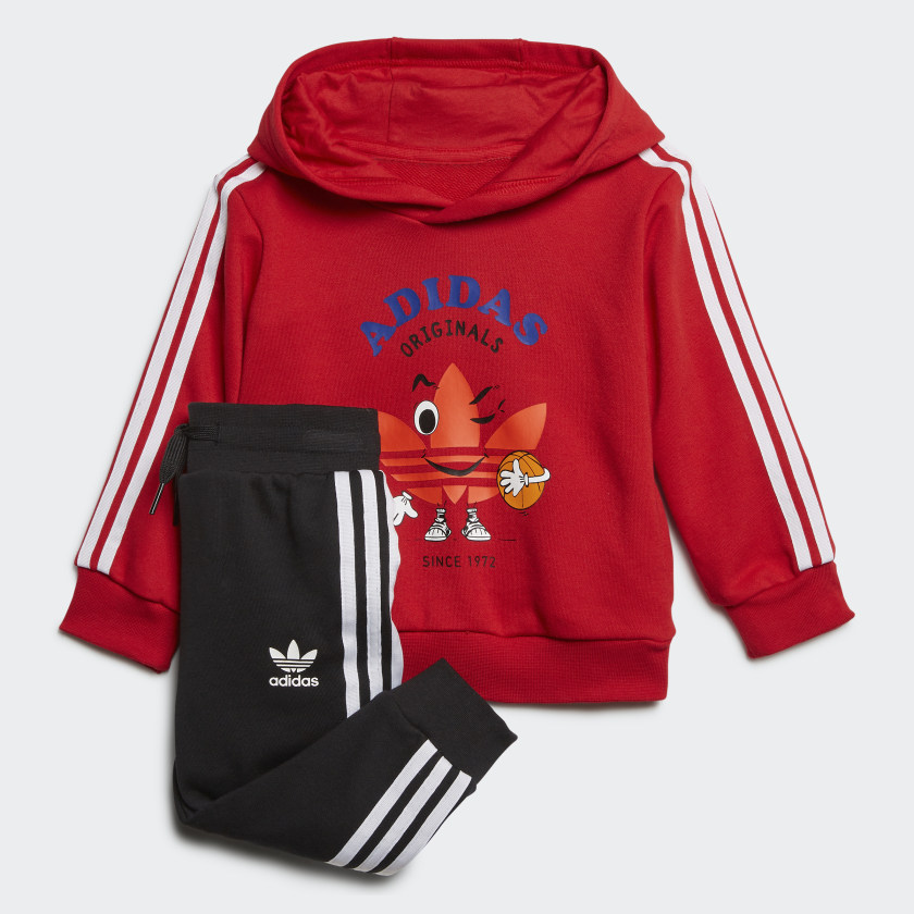 adidas hoodie set