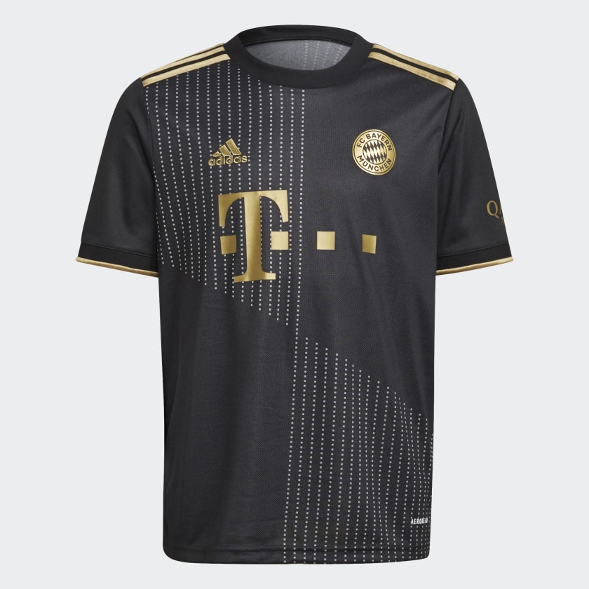 adidas FC Bayern 21/22 Away Jersey - Black | adidas UK