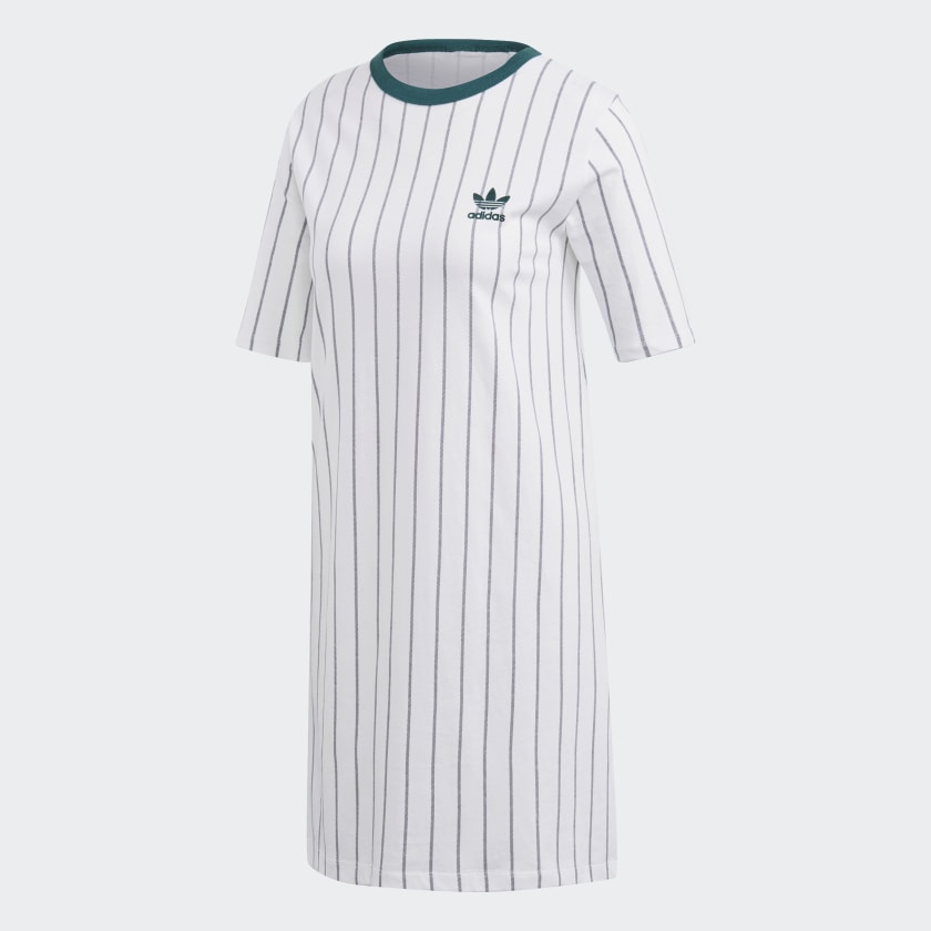 adidas tee dress white