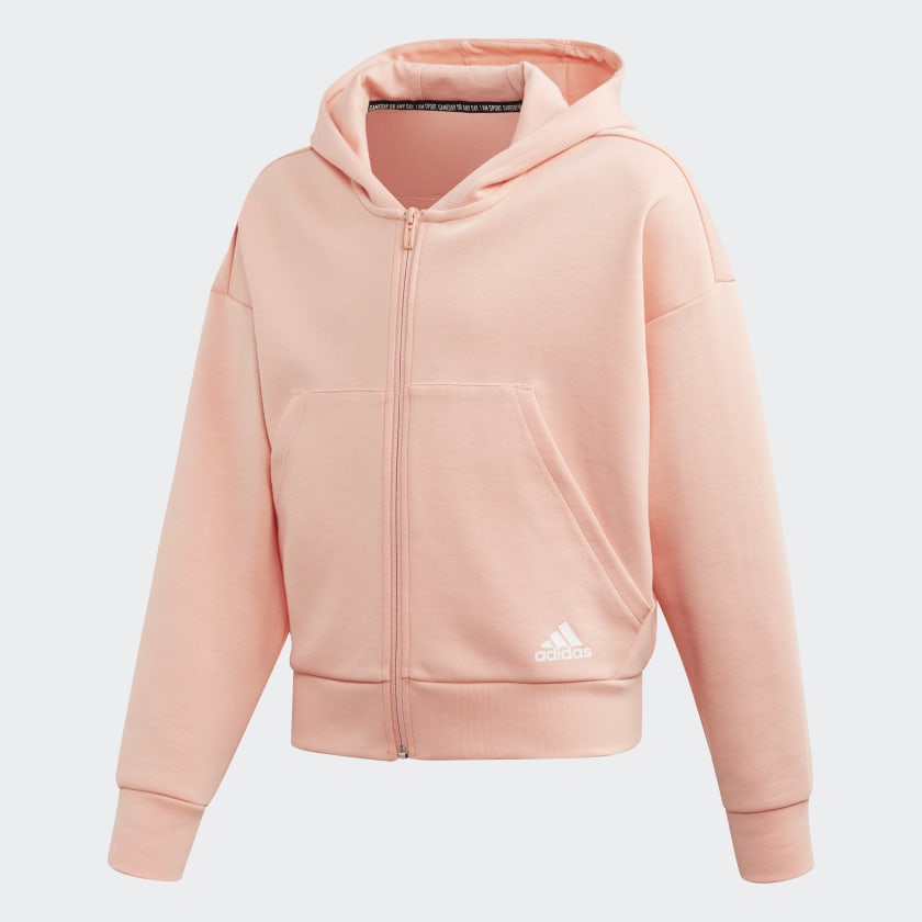 adidas Must Haves 3 Streifen Kapuzenjacke Rosa | adidas adidas Performance Must Haves 3 Streifen Kapuzenjacke Damen