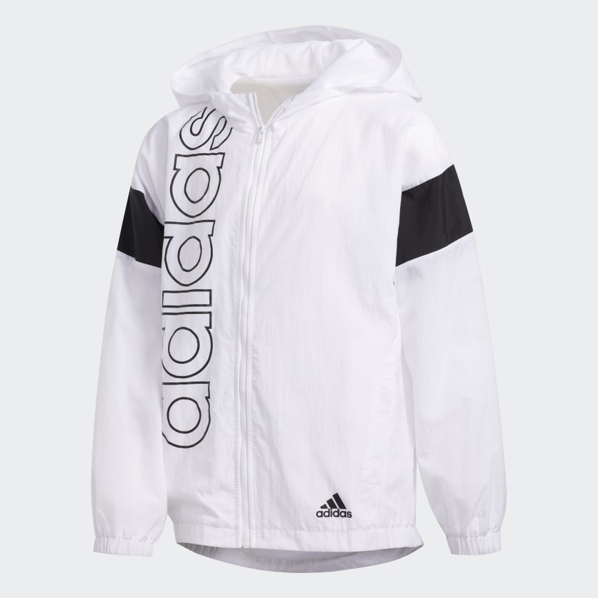 adidas white black jacket
