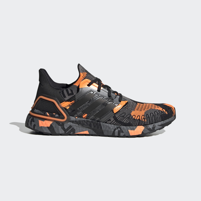 adidas shoes black orange