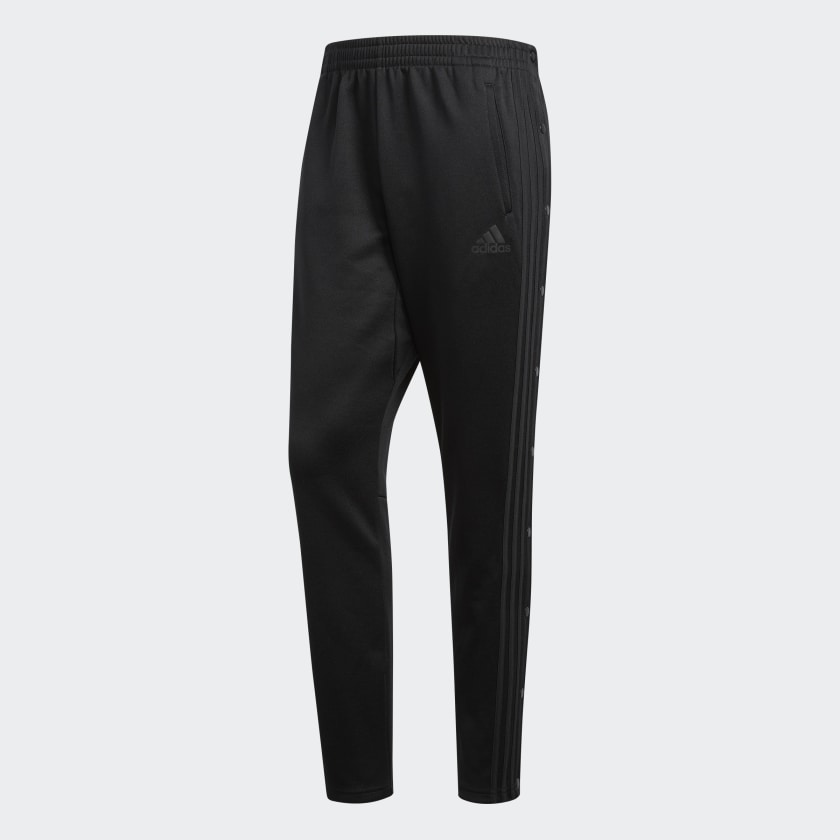 snap button track pants adidas
