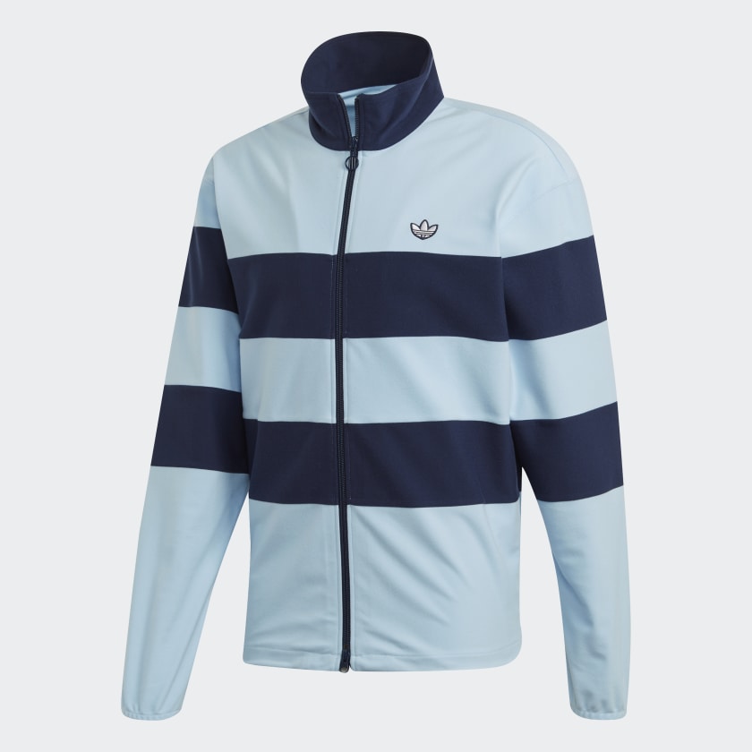 adidas men's originals sportive colorblocked track jacket
