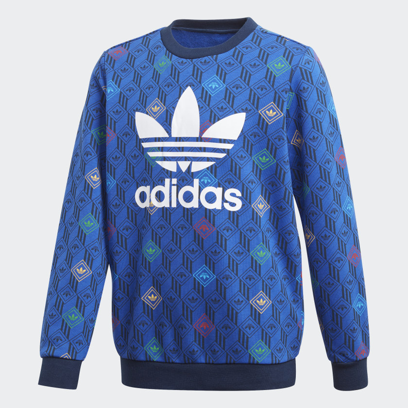 adidas sweatshirt light blue