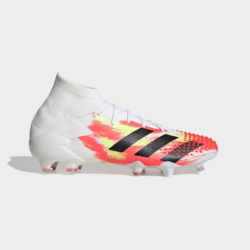 Botas de fútbol Predator Mutator 20.1 para césped natural seco blancas y  negras | adidas España
