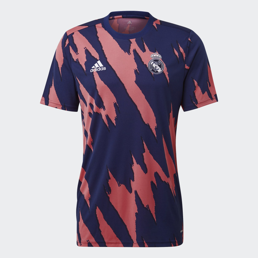 real madrid pre match warm top