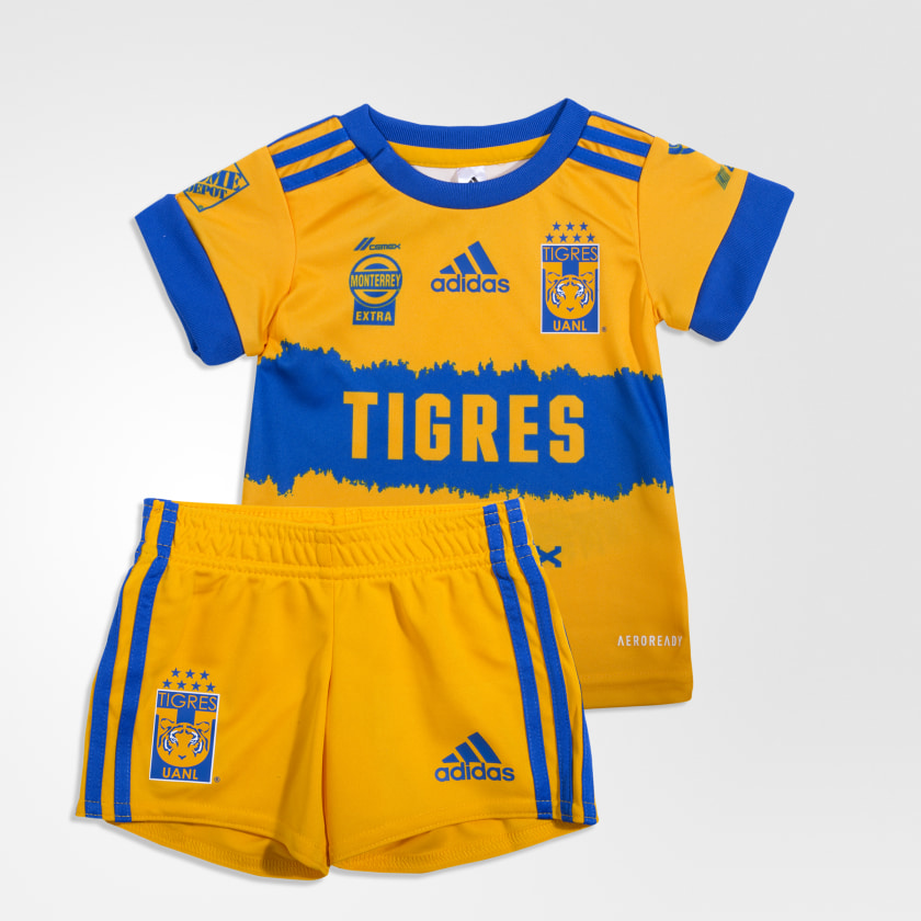 adidas Uniforme Bebé Titular Tigres UANL 20/21 (UNISEX) - Amarillo