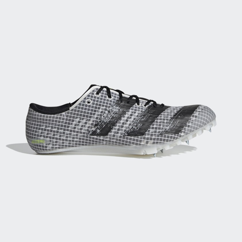 white adidas track spikes