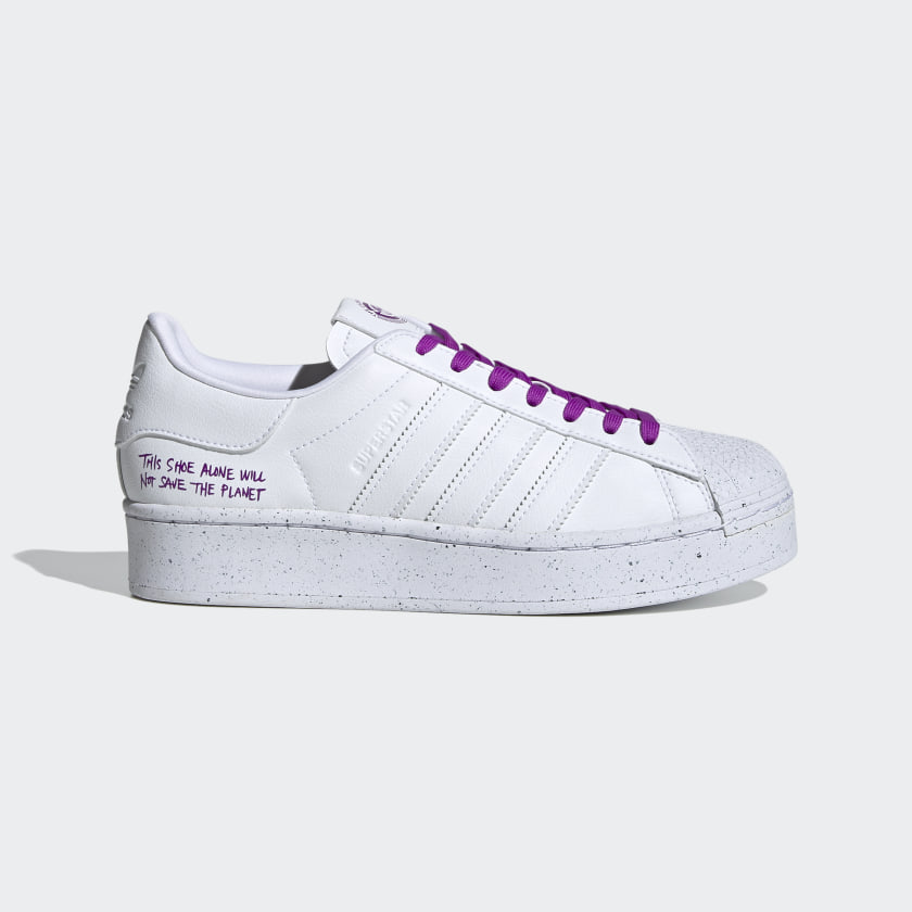 adidas superstar purple stripes