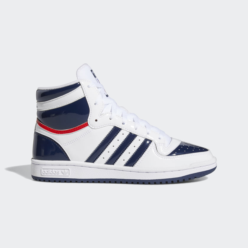 red patent leather top ten adidas