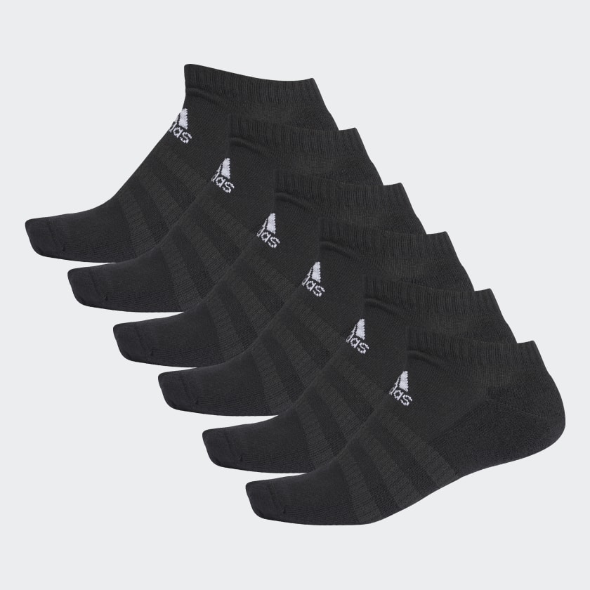 Medias Tobilleras Acolchadas 6 Pares Negro adidas adidas Peru