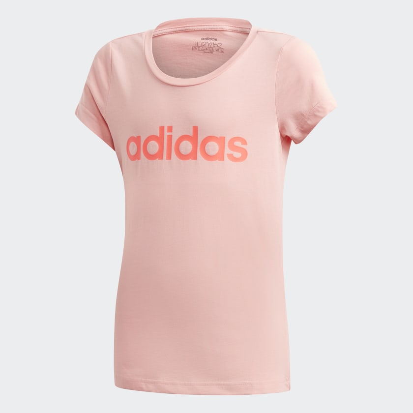 Adidas Essentials Linear Tisort Pembe Adidas Turkey