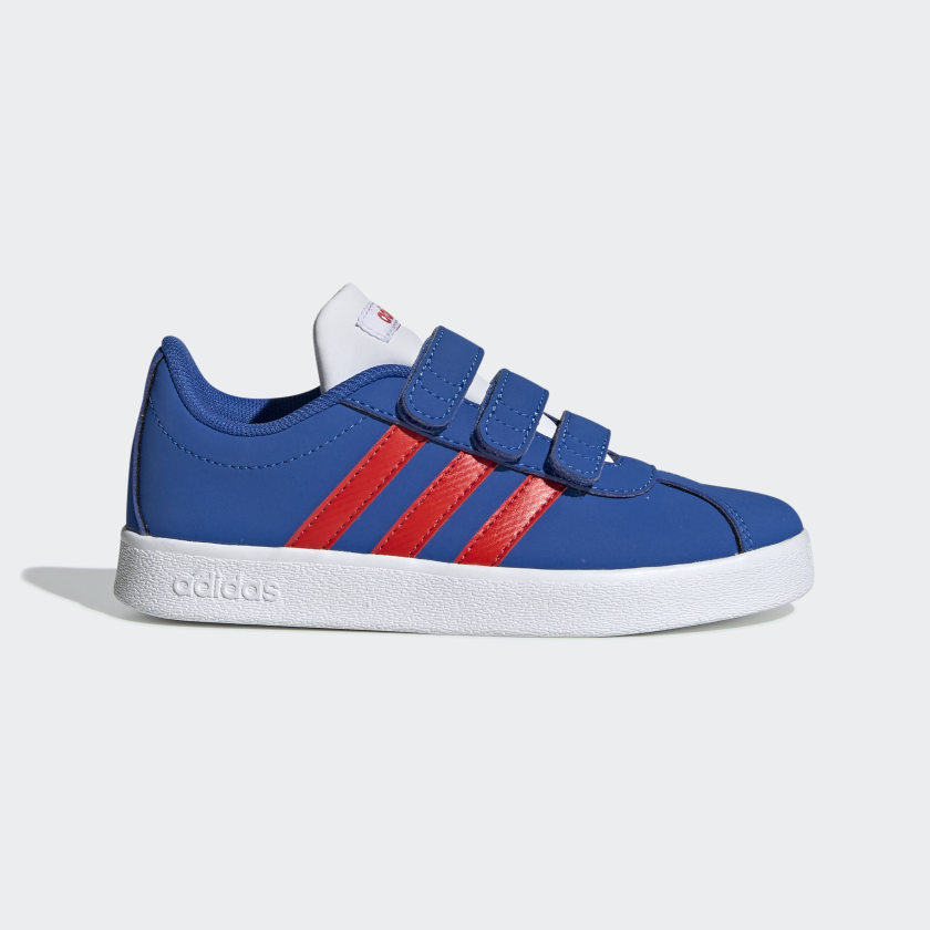 adidas vl court 2.0 bleu
