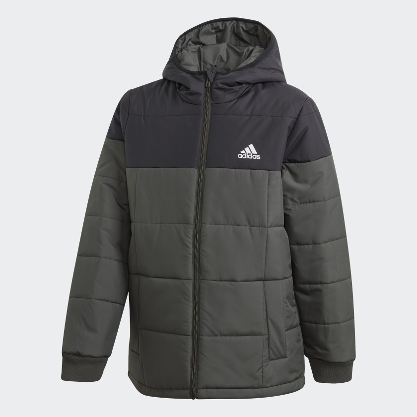 adidas Midweight Padded Jacket Green adidas UK
