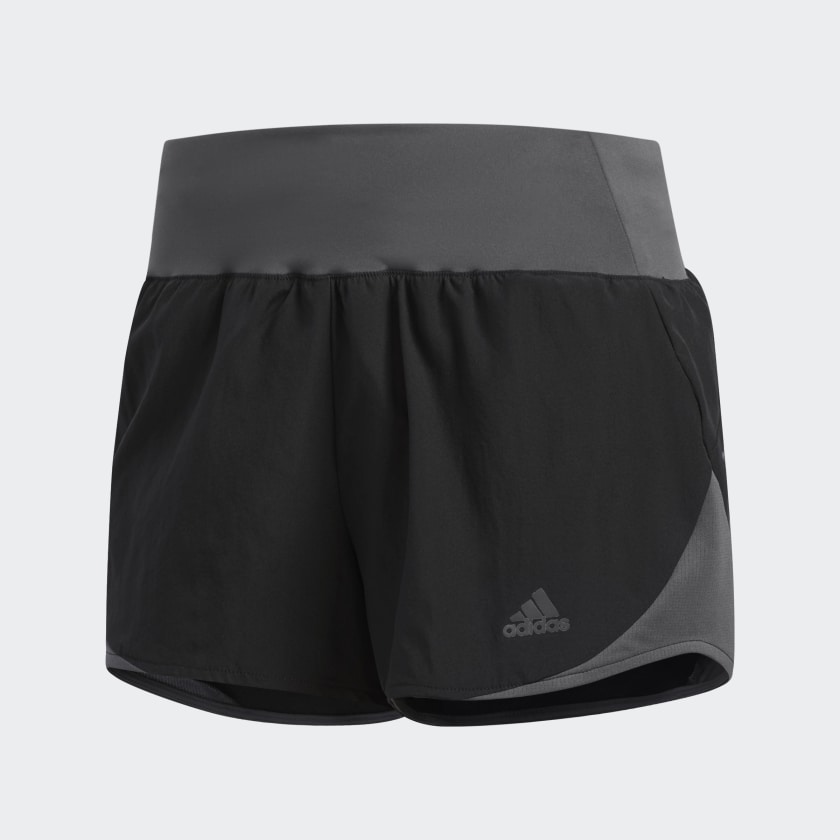 adidas black running shorts