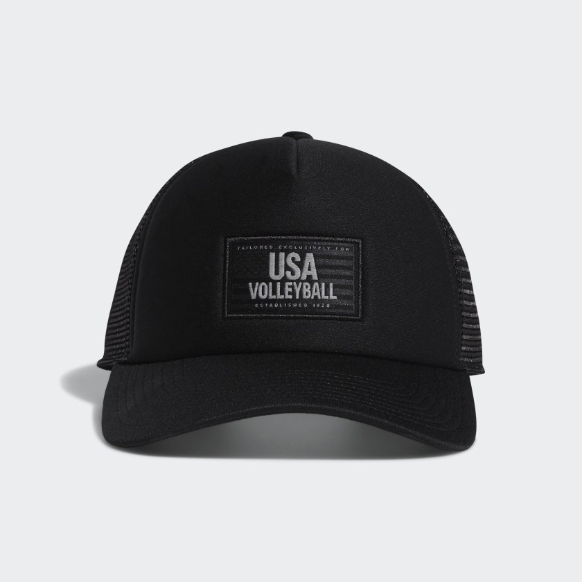 adidas USA Volleyball Tailored Jack Trucker Hat - Black | adidas US