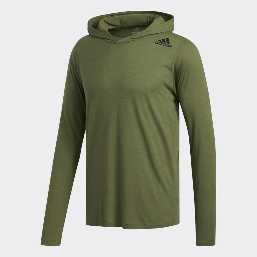 adidas hooded t shirt