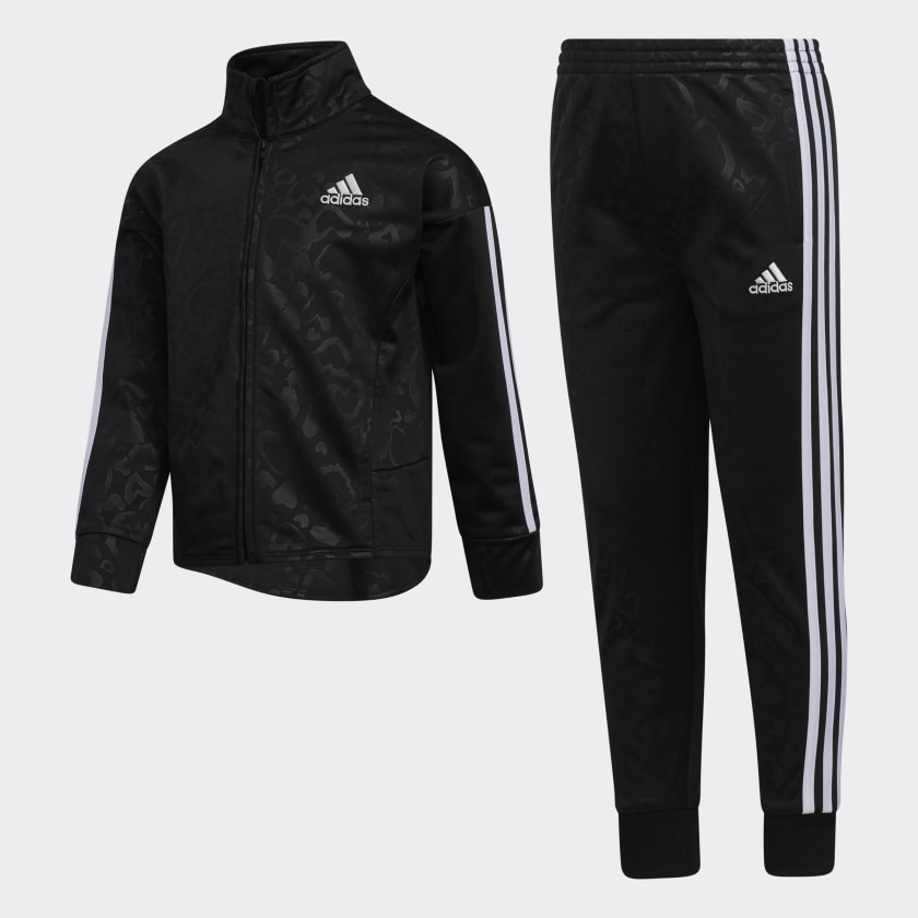 leather adidas suit