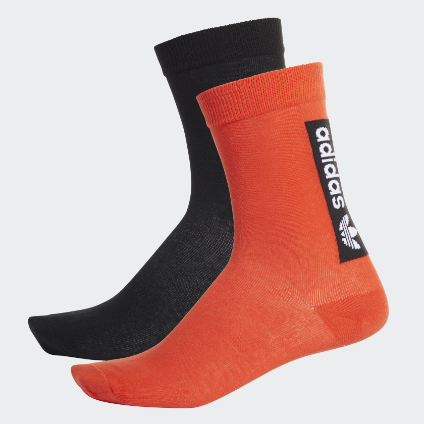 orange adidas football socks