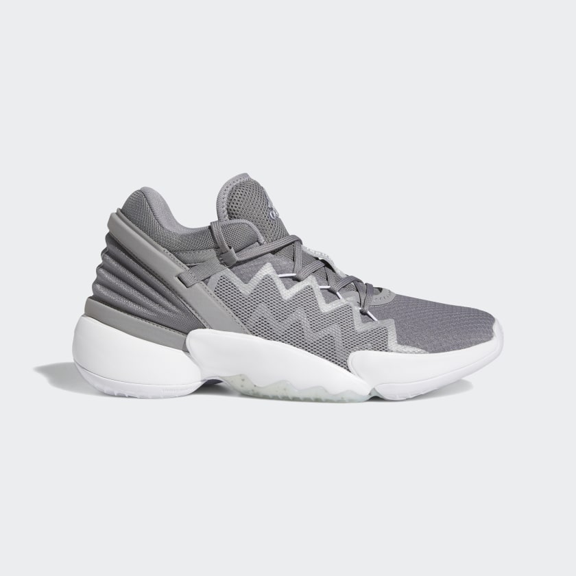 adidas gray and white