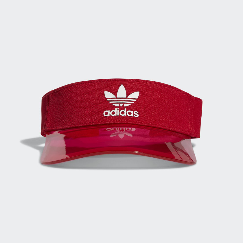 red adidas visor