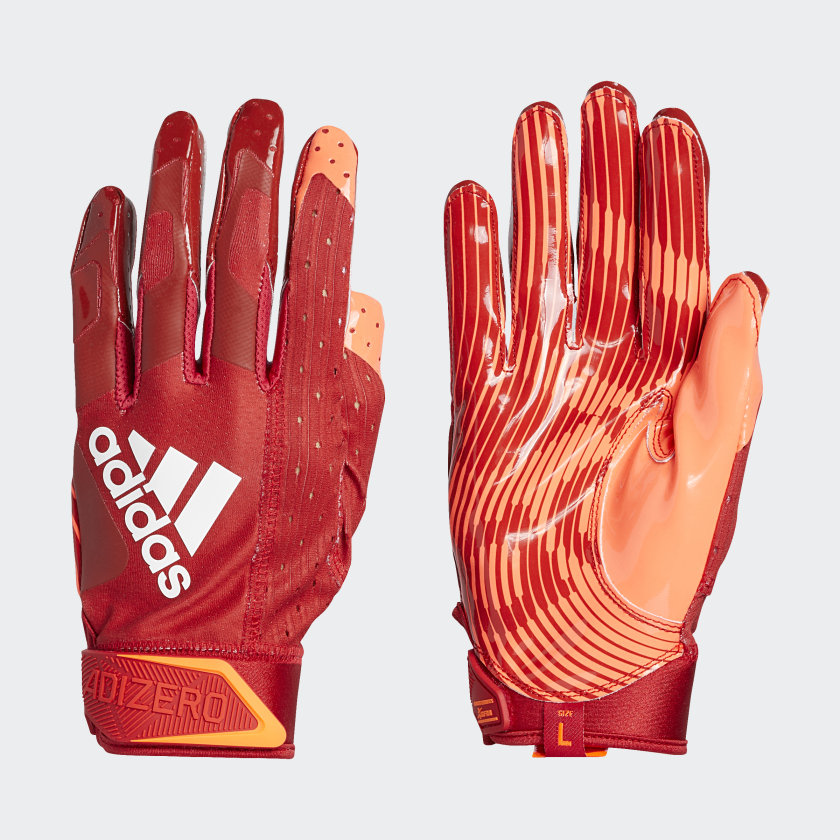 red adidas football gloves