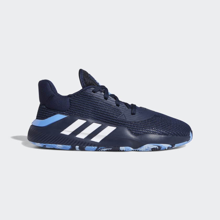 adidas Pro Bounce 2019 Low Shoes - Blue 